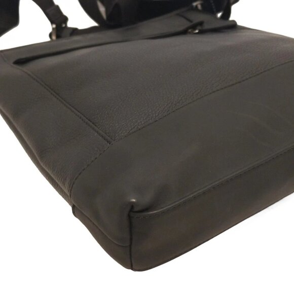 Auth COACH - F70920 Black Leather Shoulder Bag - Picture 2 of 8